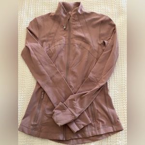 Dusty rose Lululemon zip up in like new condition